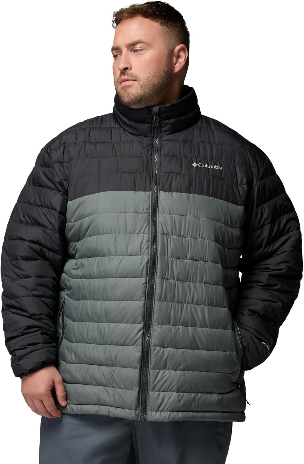 image:imageColumbia Powder Lite II Hooded Jacket Steppjacke mit Kapuze fr HerrenSedona SageShark