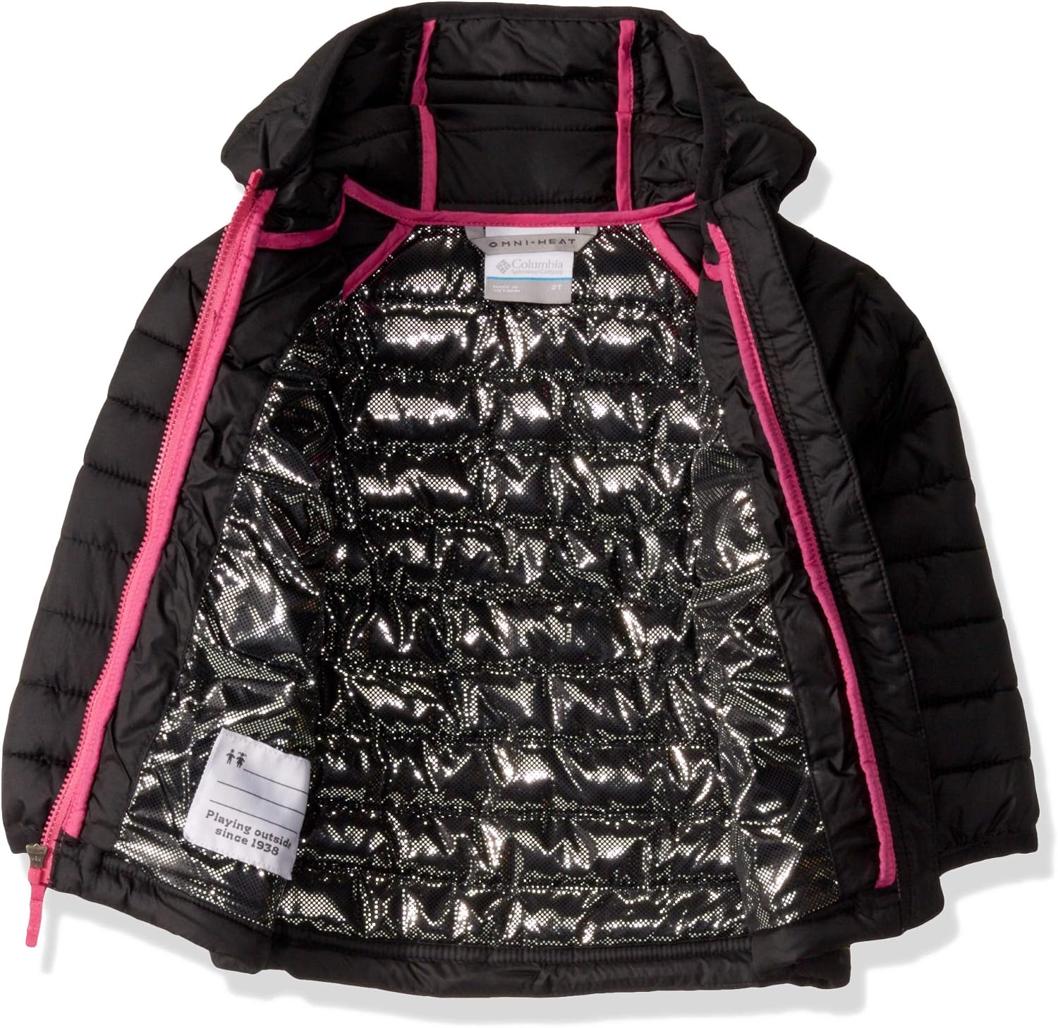 image:imageColumbia Powder Lite II Hooded Jacket Steppjacke mit Kapuze fr MdchenSchwarz