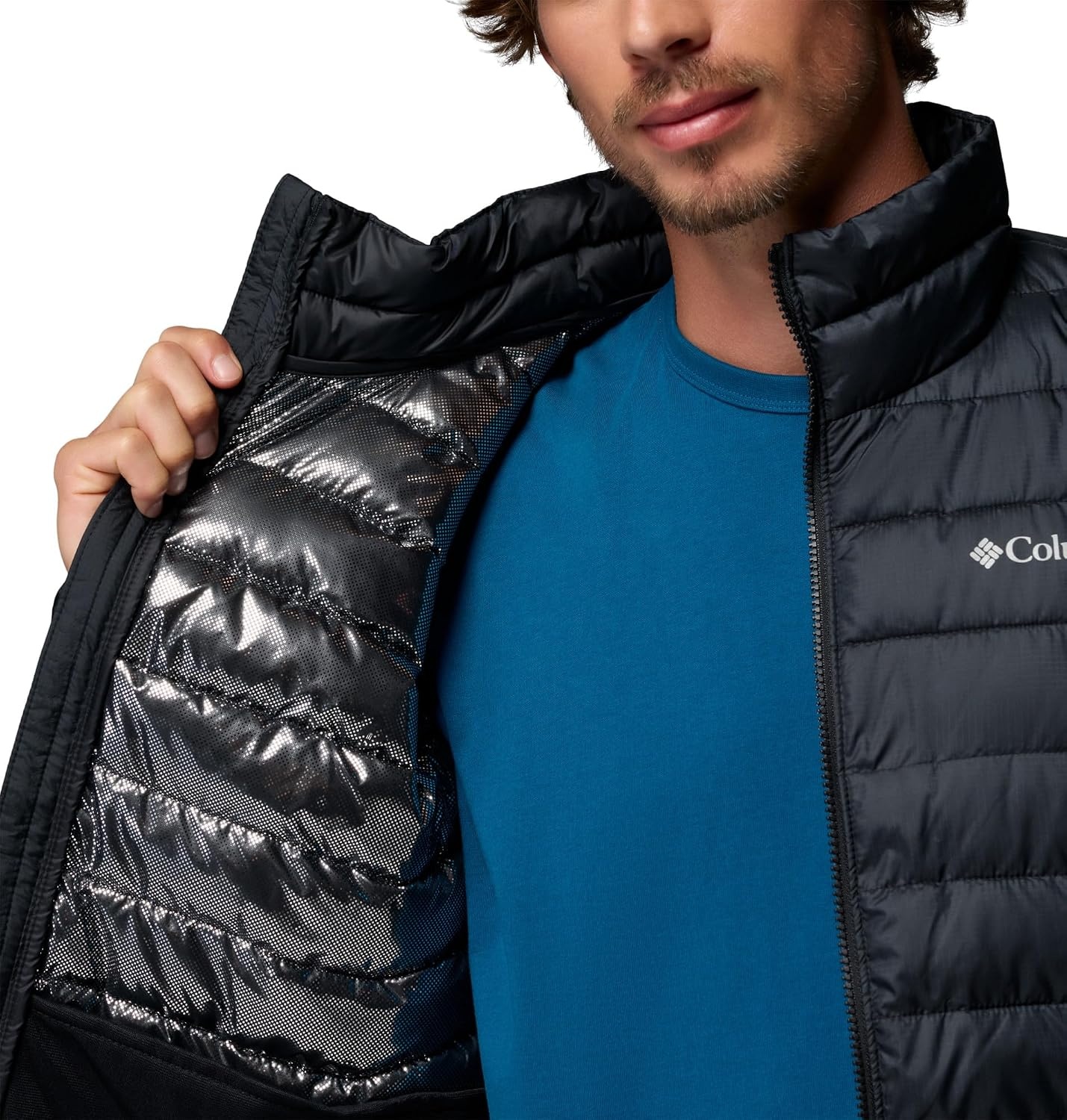image:imageColumbia Powder Lite II Jacket Steppjacke fr HerrenBlack Ripstop
