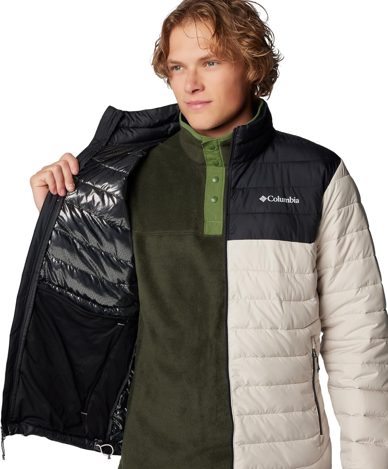 image:imageColumbia Powder Lite II Jacket Steppjacke fr HerrenDark StoneBlack