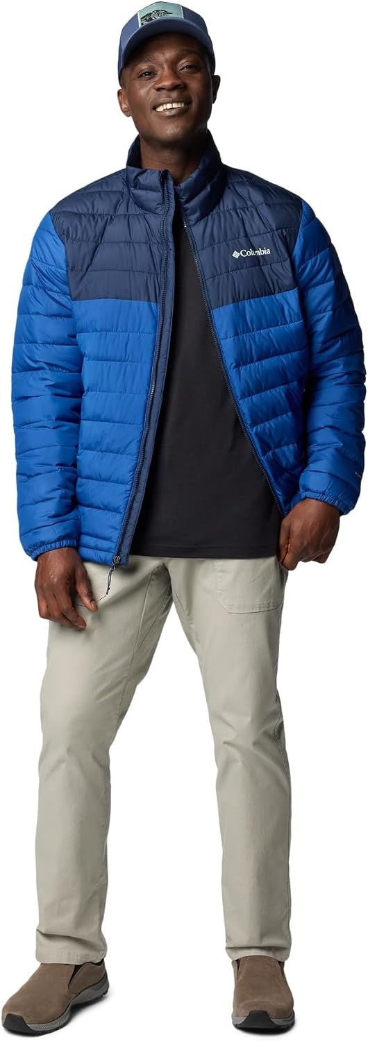 image:imageColumbia Powder Lite II Jacket Steppjacke fr HerrenMountain Blue Collegiate Navy