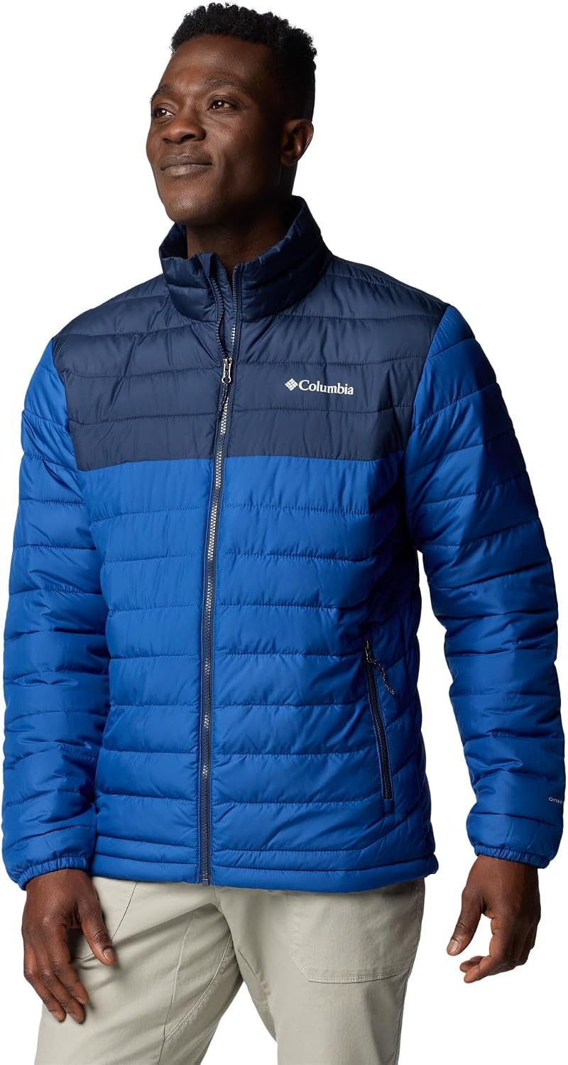image:imageColumbia Powder Lite II Jacket Steppjacke fr HerrenMountain Blue Collegiate Navy