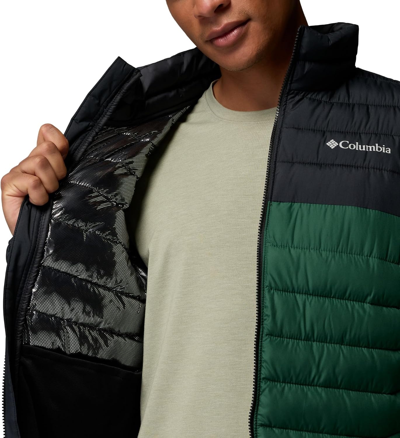image:imageColumbia Powder Lite II Jacket Steppjacke fr HerrenRain Forest Black