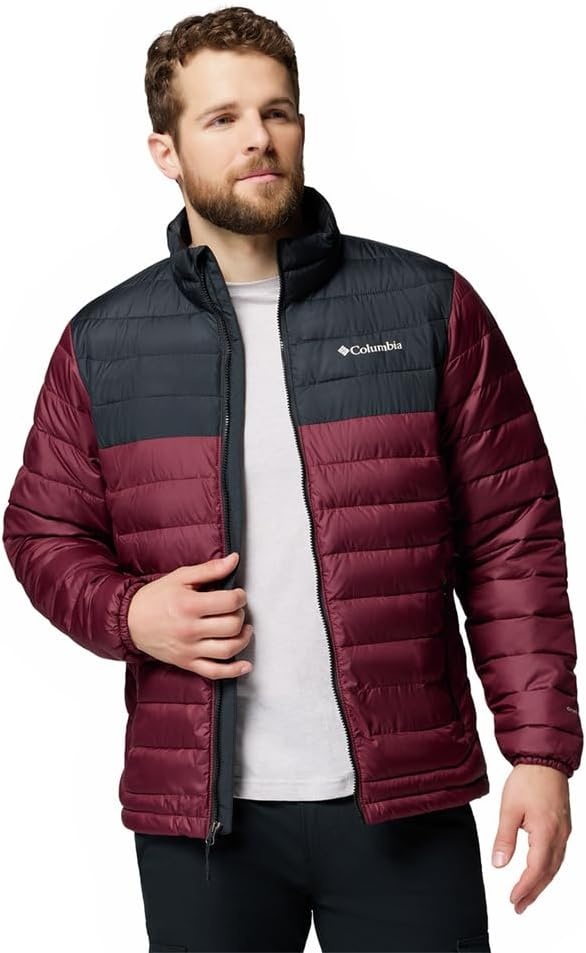 image:imageColumbia Powder Lite II Jacket Steppjacke fr HerrenRich Wine Schwarz