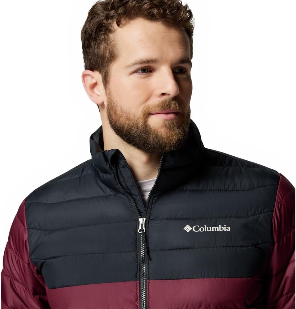 image:imageColumbia Powder Lite II Jacket Steppjacke fr HerrenRich Wine Schwarz