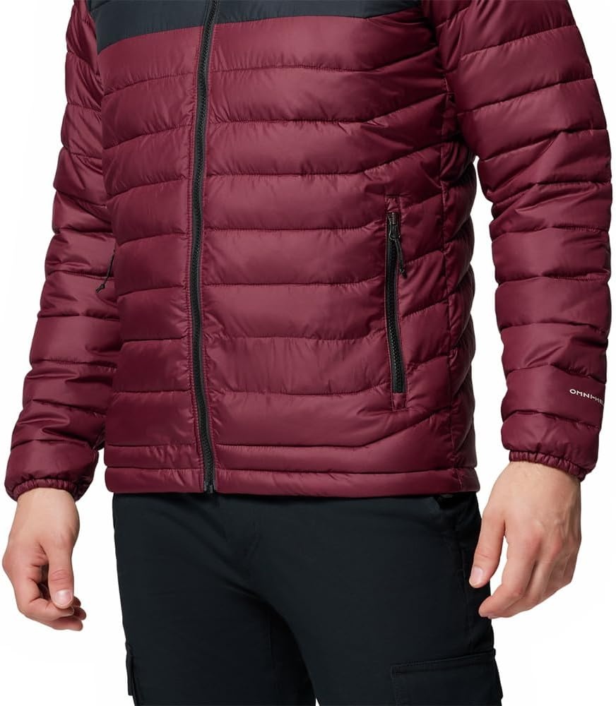 image:imageColumbia Powder Lite II Jacket Steppjacke fr HerrenRich Wine Schwarz