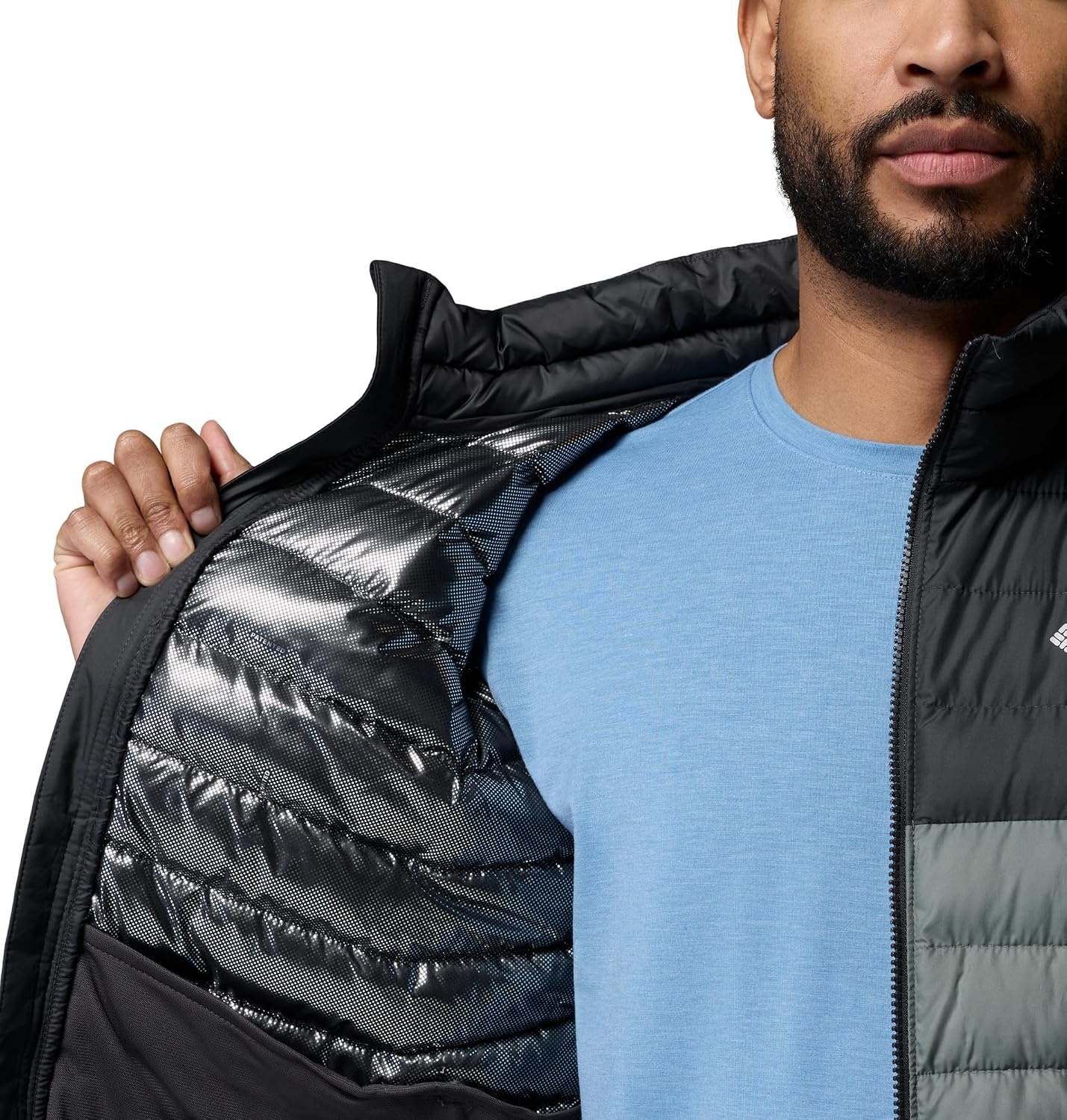image:imageColumbia Powder Lite II Jacket Steppjacke fr HerrenSedona Sage Shark