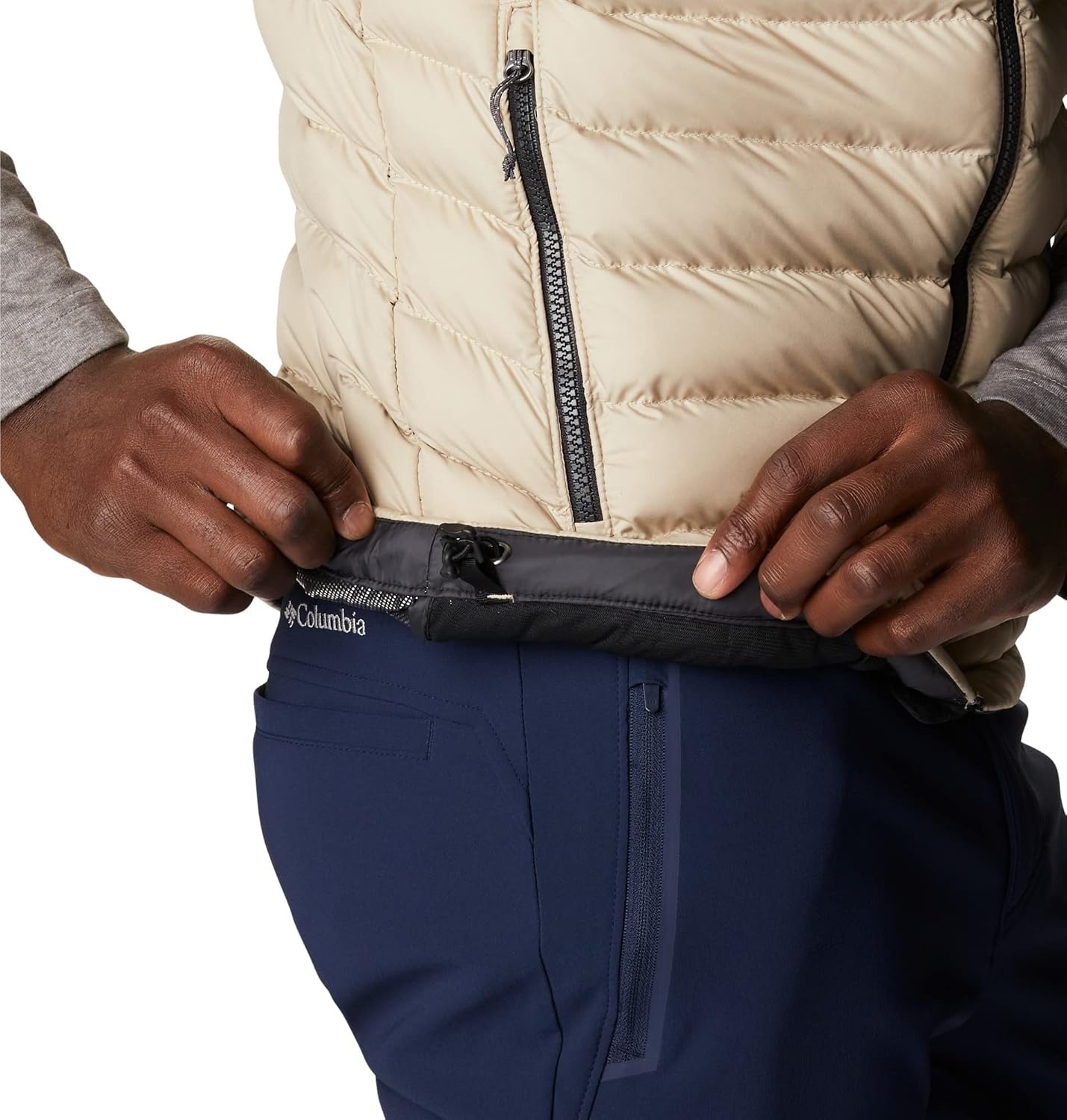 image:imageColumbia Powder Lite II Vest Steppweste fr HerrenAncient FossilBlack
