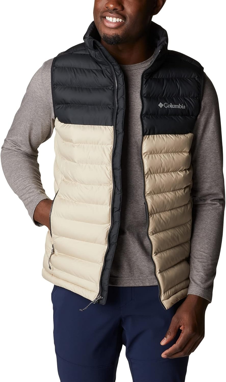 image:imageColumbia Powder Lite II Vest Steppweste fr HerrenAncient FossilBlack