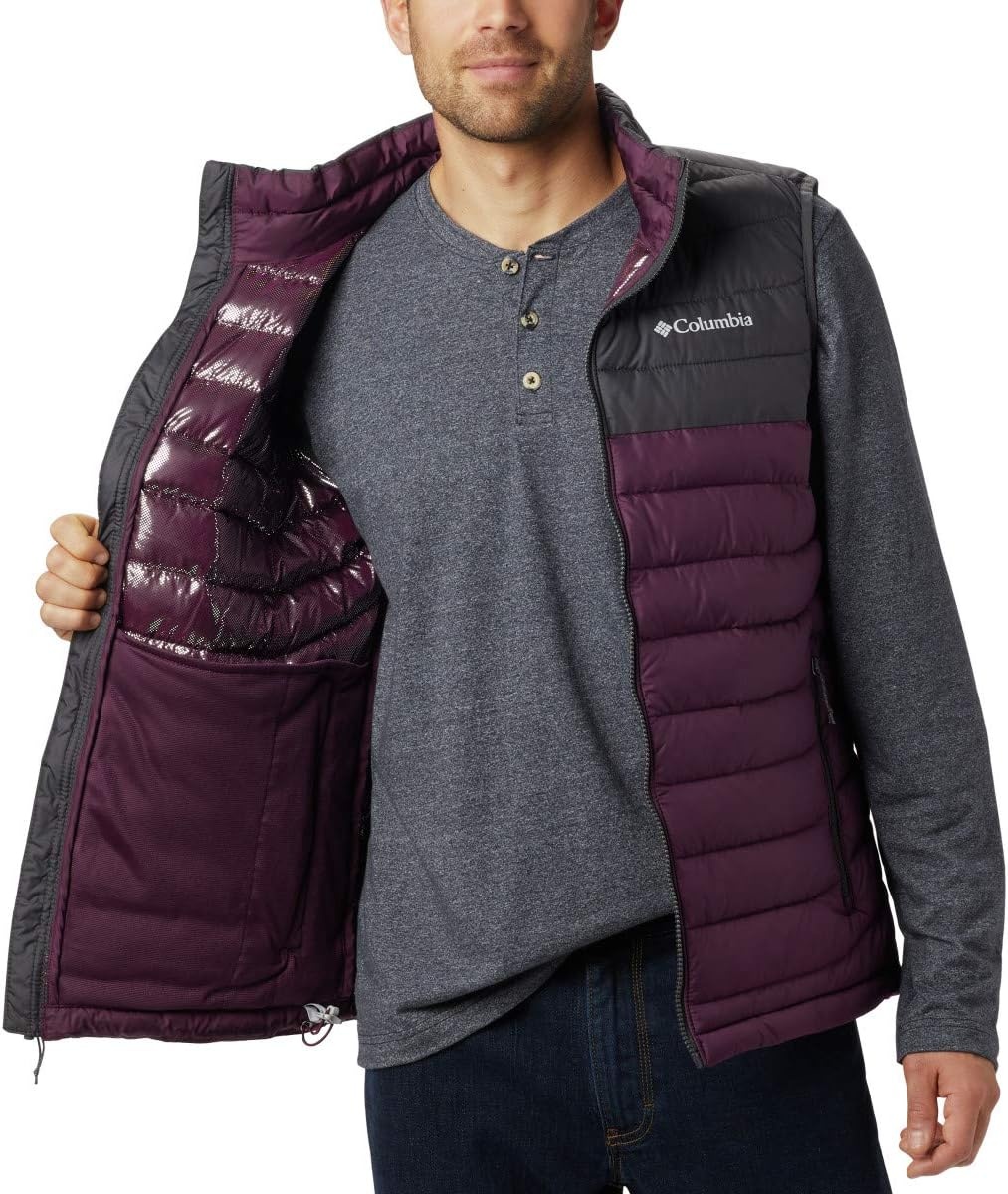 image:imageColumbia Powder Lite II Vest Steppweste fr HerrenBlack Cherry Shark