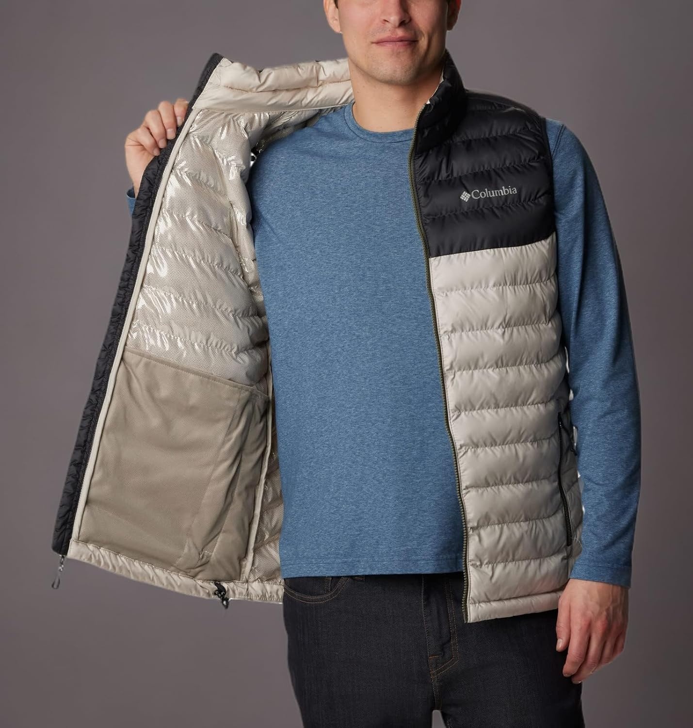 image:imageColumbia Powder Lite II Vest Steppweste fr HerrenDunkler Stein Hai