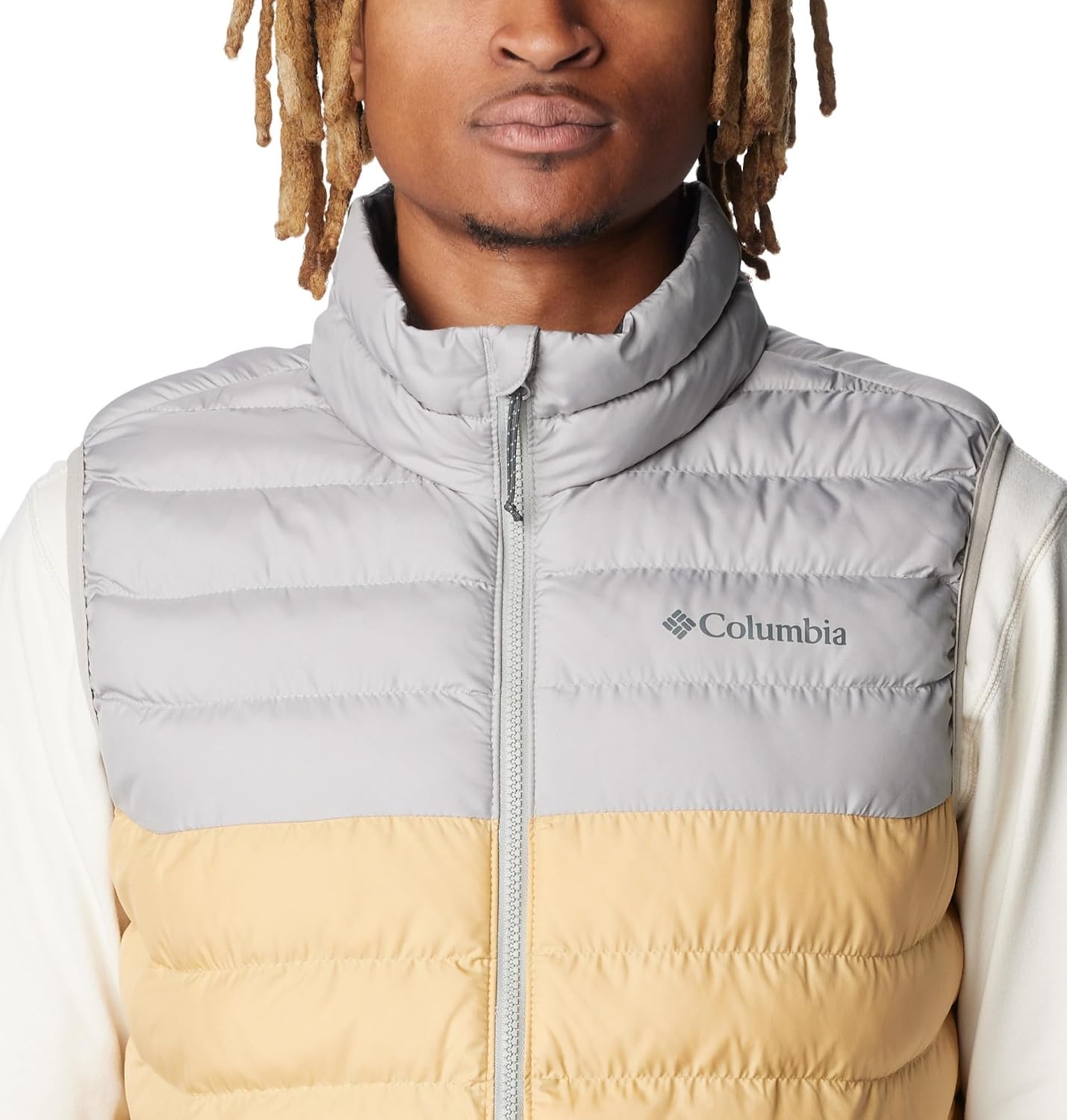 image:imageColumbia Powder Lite II Vest Steppweste fr HerrenLight CamelFlint Grey