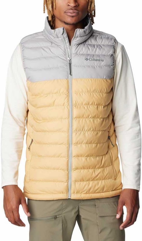 image:imageColumbia Powder Lite II Vest Steppweste fr HerrenLight CamelFlint Grey