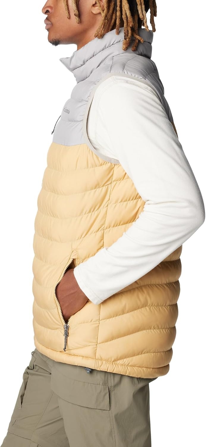 image:imageColumbia Powder Lite II Vest Steppweste fr HerrenLight CamelFlint Grey