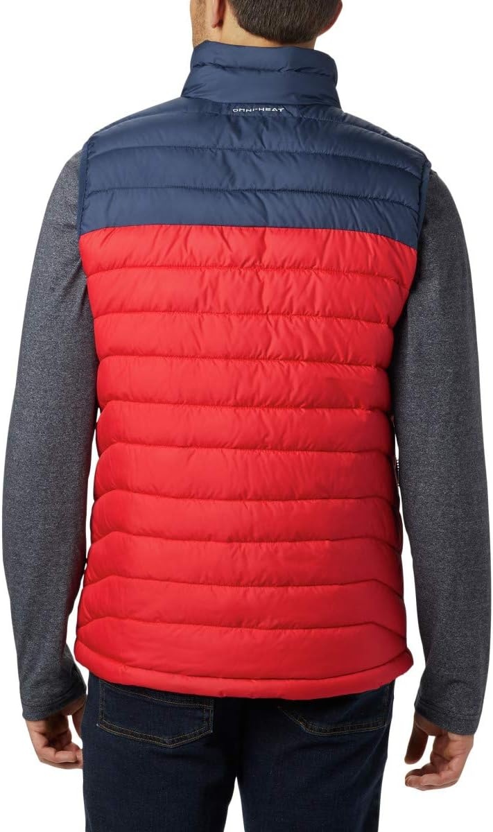image:imageColumbia Powder Lite II Vest Steppweste fr HerrenMountain RedCollegiate Navy