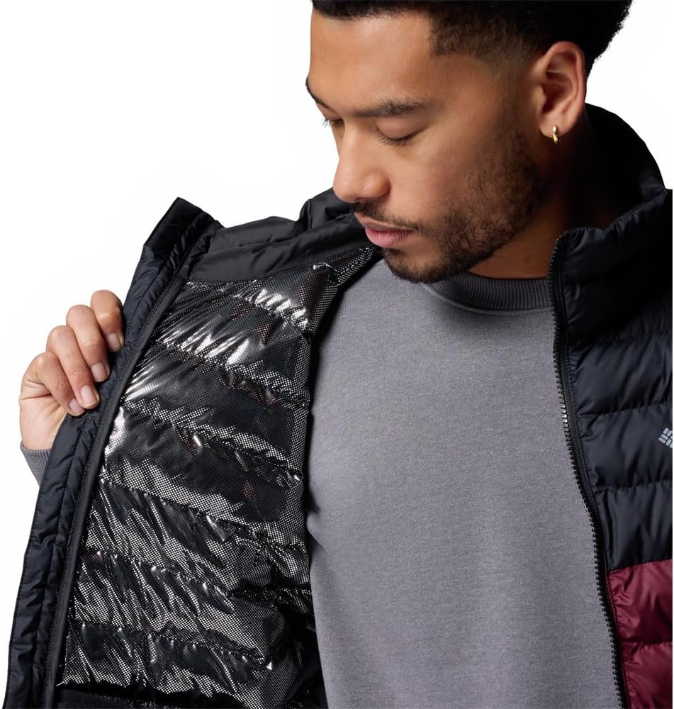 image:imageColumbia Powder Lite II Vest Steppweste fr HerrenRich Wine Schwarz