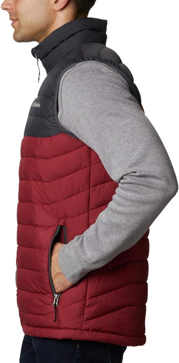 image:imageColumbia Powder Lite II Vest Steppweste fr HerrenRoter Jaspis Hai