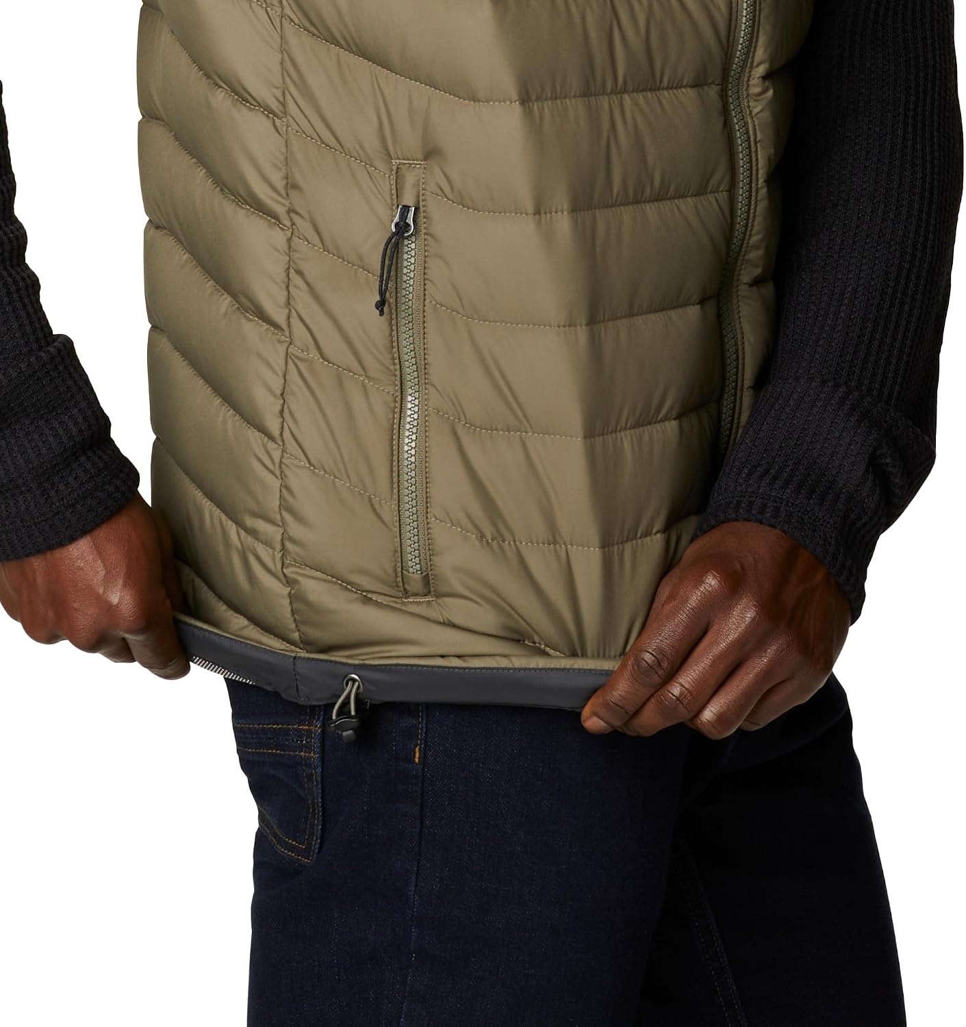 image:imageColumbia Powder Lite II Vest Steppweste fr HerrenStone Green