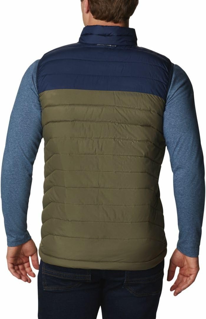 image:imageColumbia Powder Lite II Vest Steppweste fr HerrenStone GreenCollegiate Navy