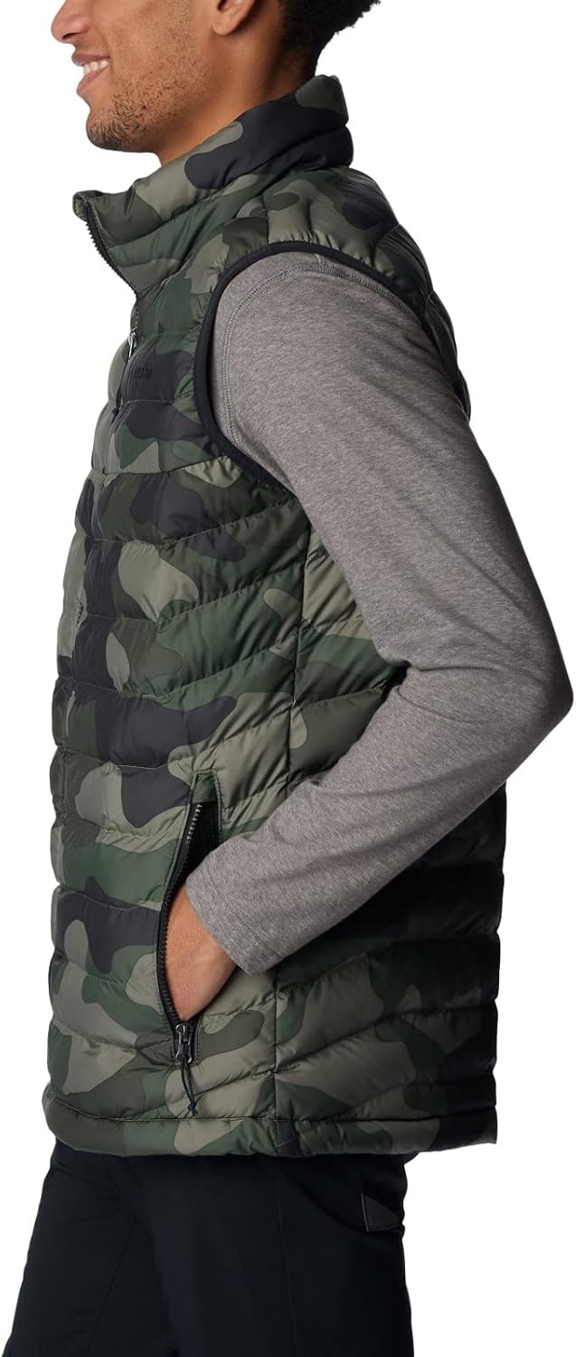 image:imageColumbia Powder Lite II Vest Steppweste fr HerrenStonegreen CamouflagePrint