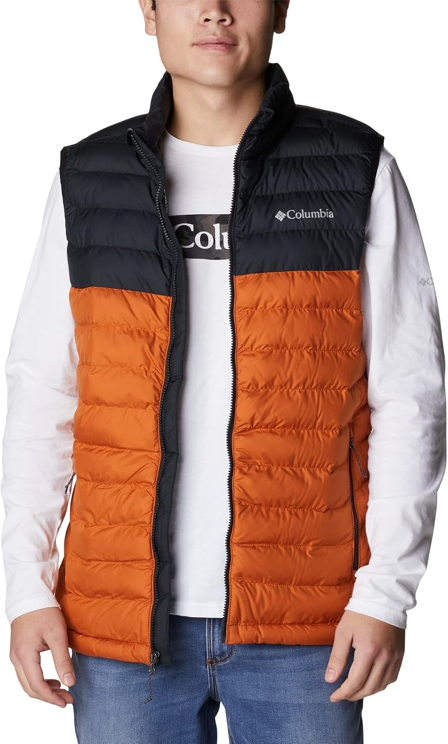 image:imageColumbia Powder Lite II Vest Steppweste fr HerrenWarm CopperBlack