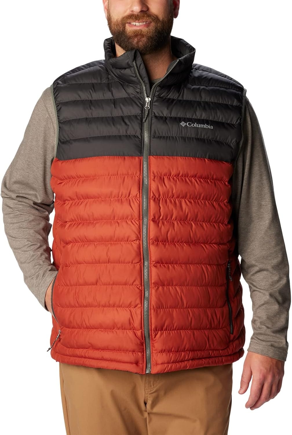 image:imageColumbia Powder Lite II Vest Steppweste fr HerrenWarp Red Shark