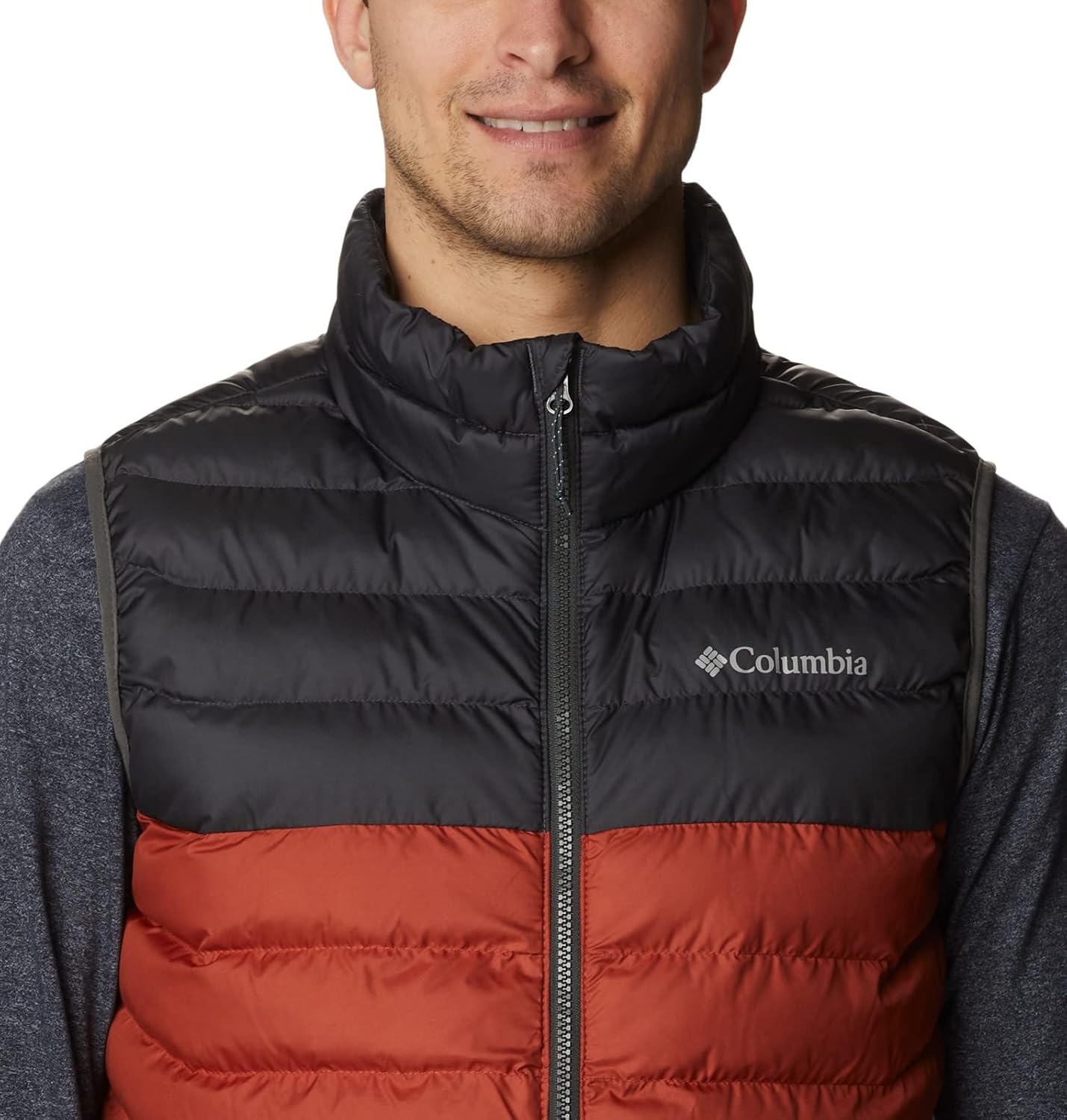 image:imageColumbia Powder Lite II Vest Steppweste fr HerrenWarp Red Shark