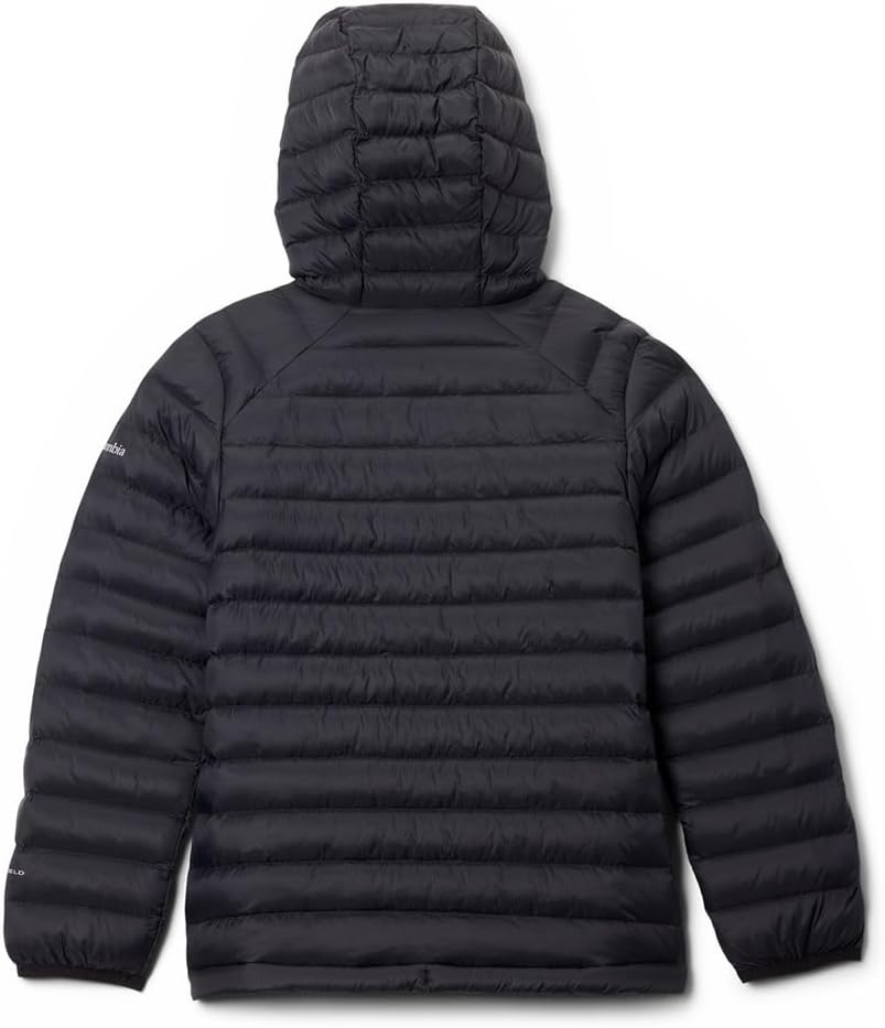 image:imageColumbia Powder Pass Hooded Jacket Steppjacke mit Kapuze fr Unisex KinderSchwarz
