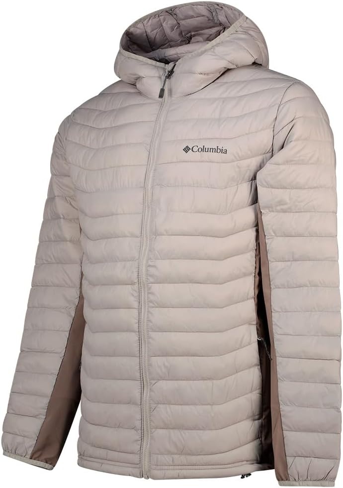image:imageColumbia Powder Pass Hybrid Hooded Jacket Steppjacke mit Kapuze fr HerrenFlint GreyIron