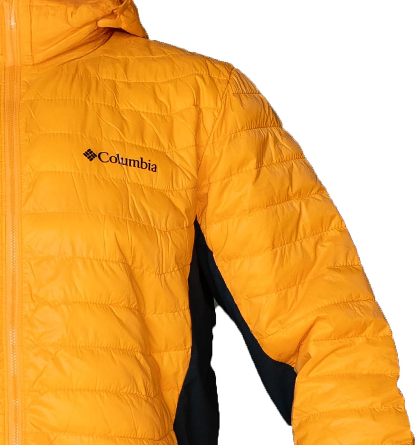 image:imageColumbia Powder Pass Hybrid Hooded Jacket Steppjacke mit Kapuze fr HerrenKoiBlack