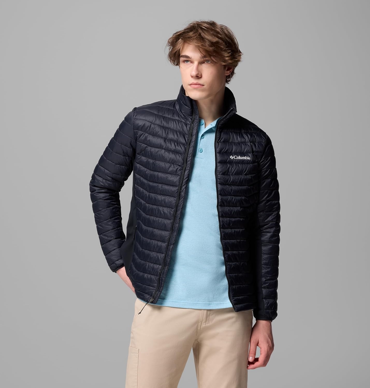 image:imageColumbia Powder Pass Hybrid Jacket Steppjacke fr HerrenSchwarz