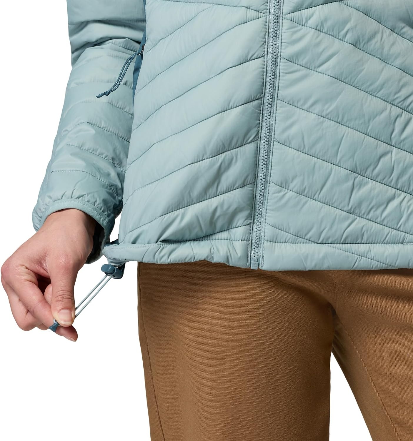 image:imageColumbia Powder Pass III Hybrid Hdd Jkt Steppjacke mit Kapuze fr DamenCrushed BlueEverblue