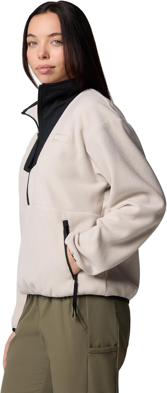 image:imageColumbia Sequoia Grove 12 Zip Fleece Fleece Pullover fr DamenDark StoneBlack 277