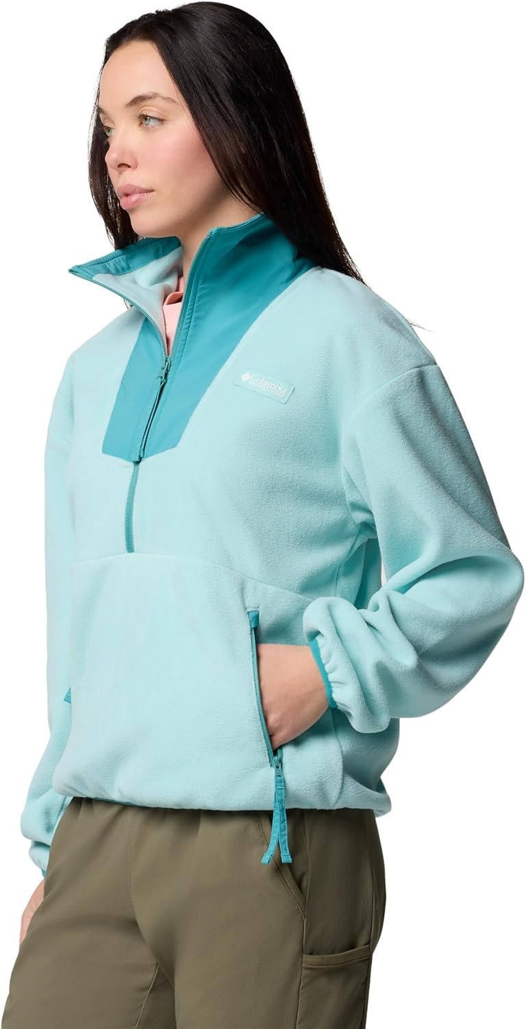 image:imageColumbia Sequoia Grove 12 Zip Fleece Fleece Pullover fr DamenSprayTeal