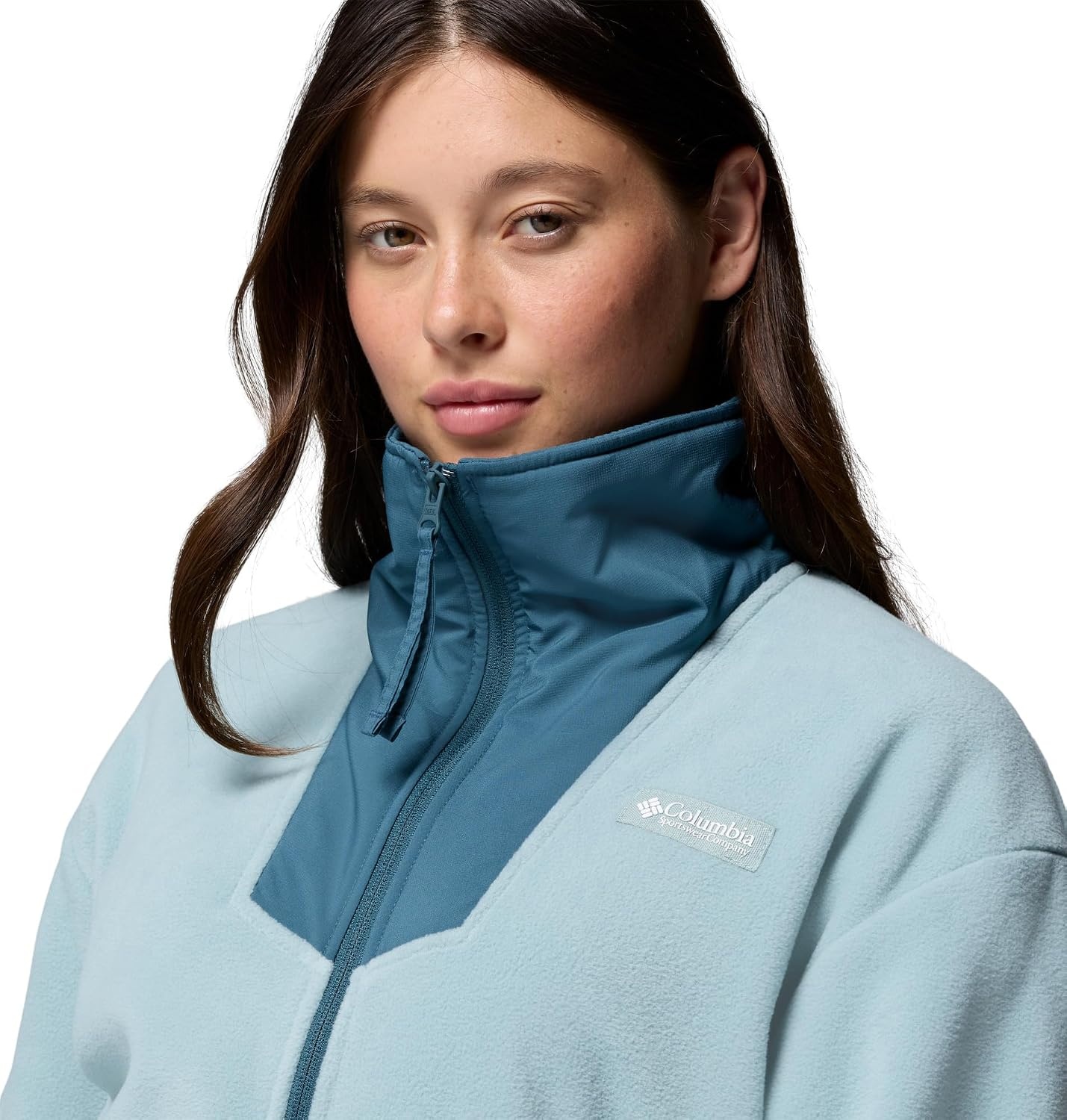 image:imageColumbia Sequoia Grove Full Zip Fleece Fleecejacke mit durchgehendem Reiverschluss fr DamenCrushed BlueEverblue