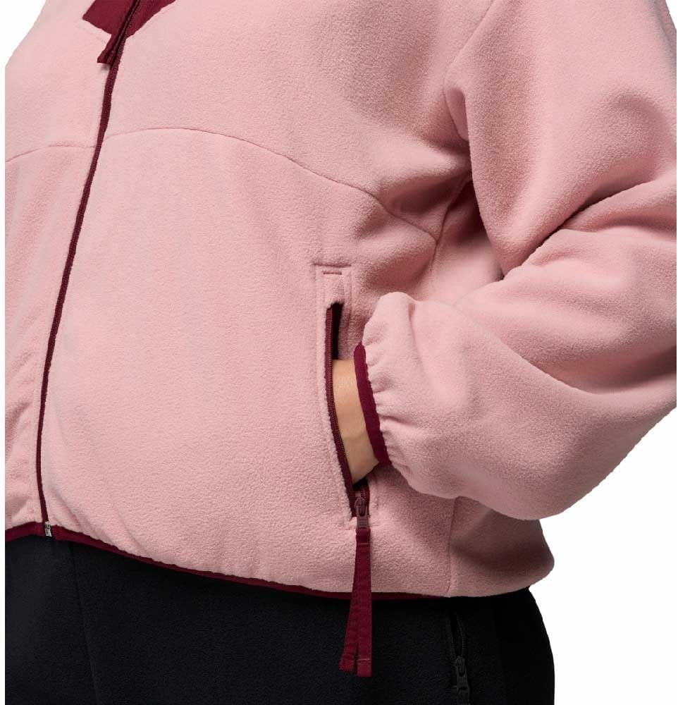 image:imageColumbia Sequoia Grove Full Zip Fleece Fleecejacke mit durchgehendem Reiverschluss fr DamenRadiergummi Pink Rich Wine
