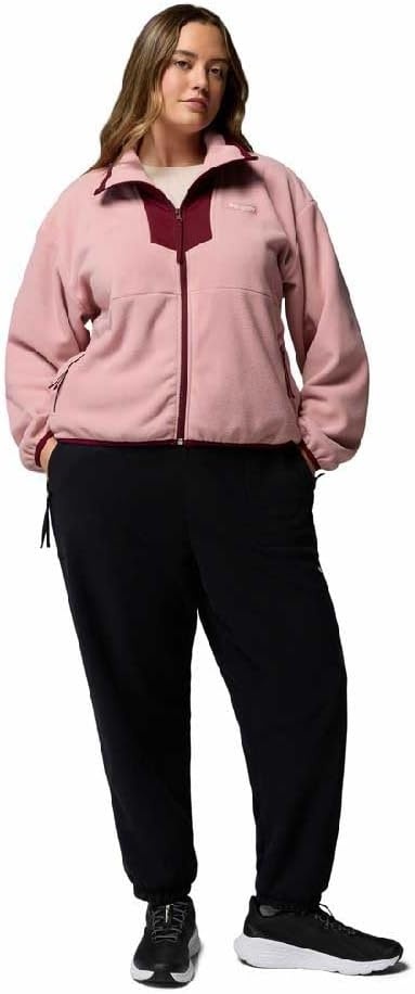 image:imageColumbia Sequoia Grove Full Zip Fleece Fleecejacke mit durchgehendem Reiverschluss fr DamenRadiergummi Pink Rich Wine
