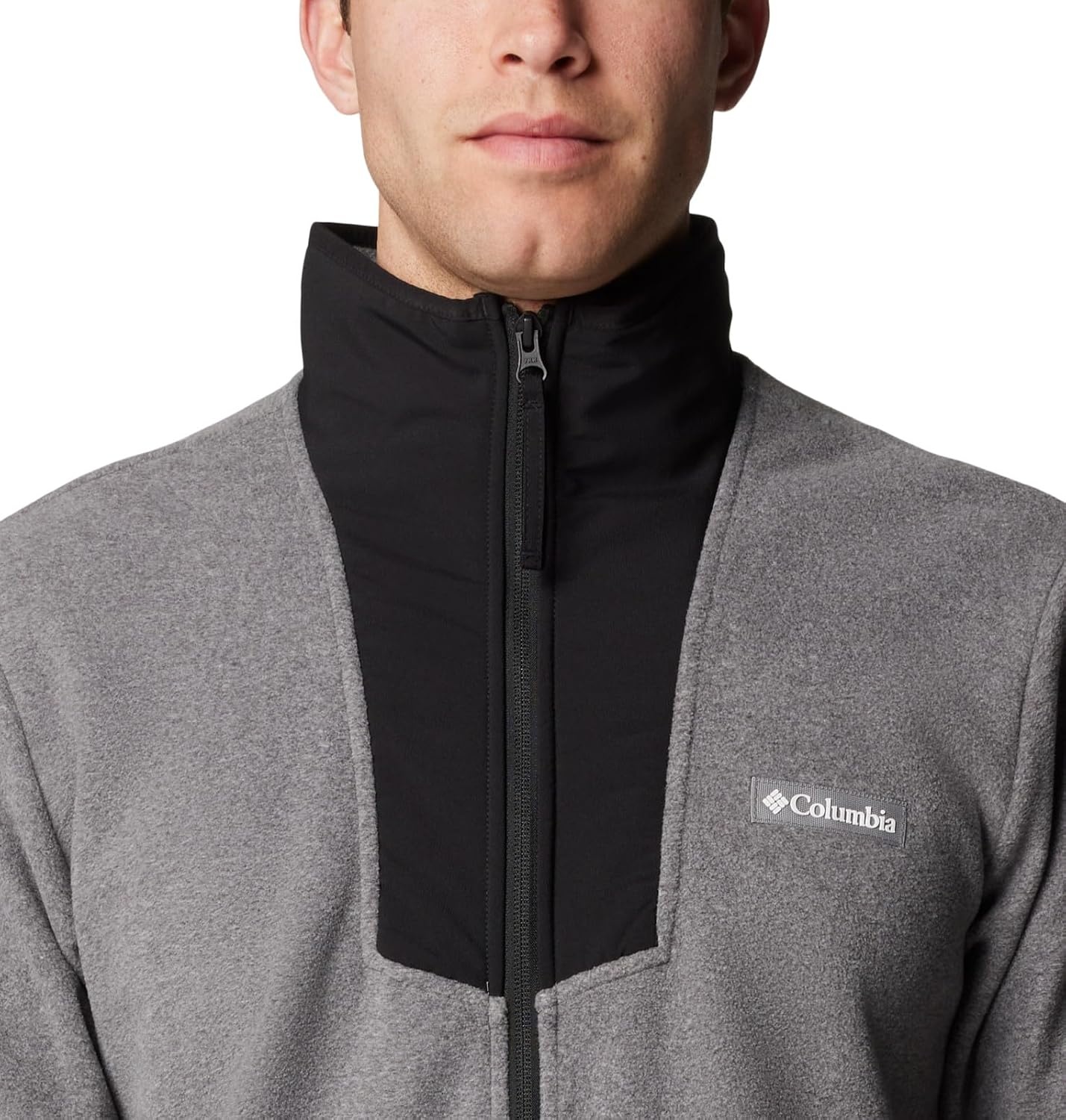 image:imageColumbia Sequoia Grove Full Zip Fleece Fleecejacke mit durchgehendem Reiverschluss fr HerrenCity Grey HeatherBlack 023