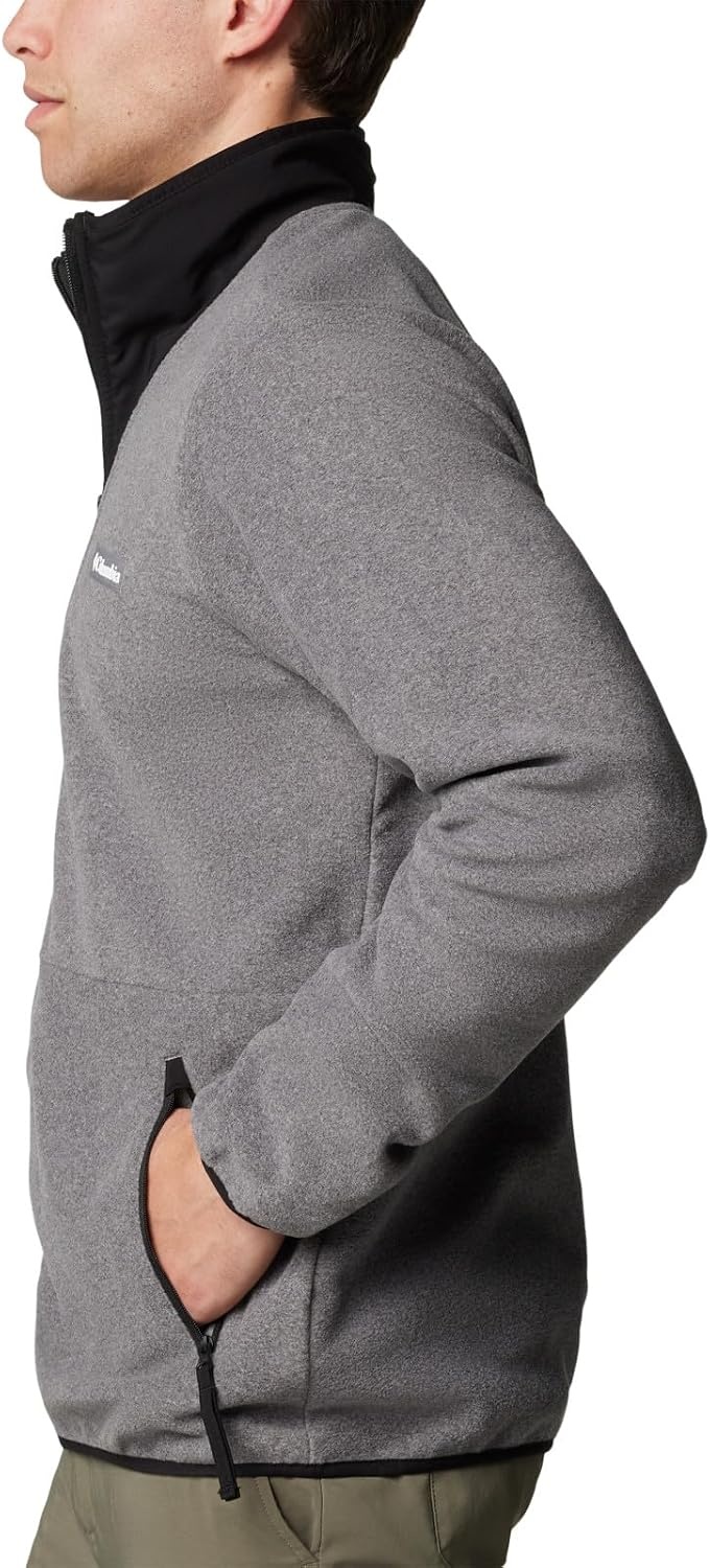 image:imageColumbia Sequoia Grove Full Zip Fleece Fleecejacke mit durchgehendem Reiverschluss fr HerrenCity Grey HeatherBlack 023