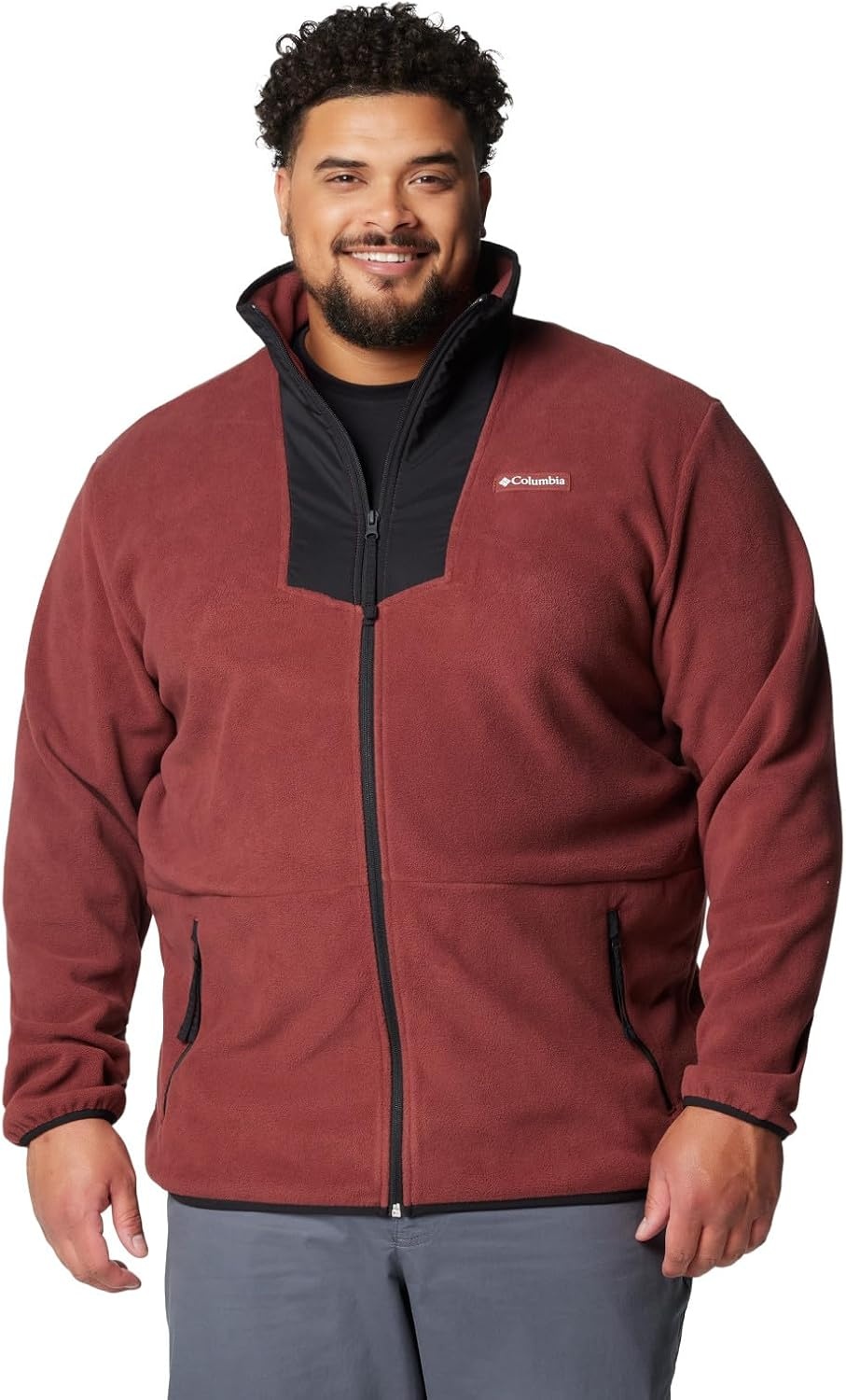 image:imageColumbia Sequoia Grove Full Zip Fleece Fleecejacke mit durchgehendem Reiverschluss fr HerrenGewrzSchwarzWrzig zieht