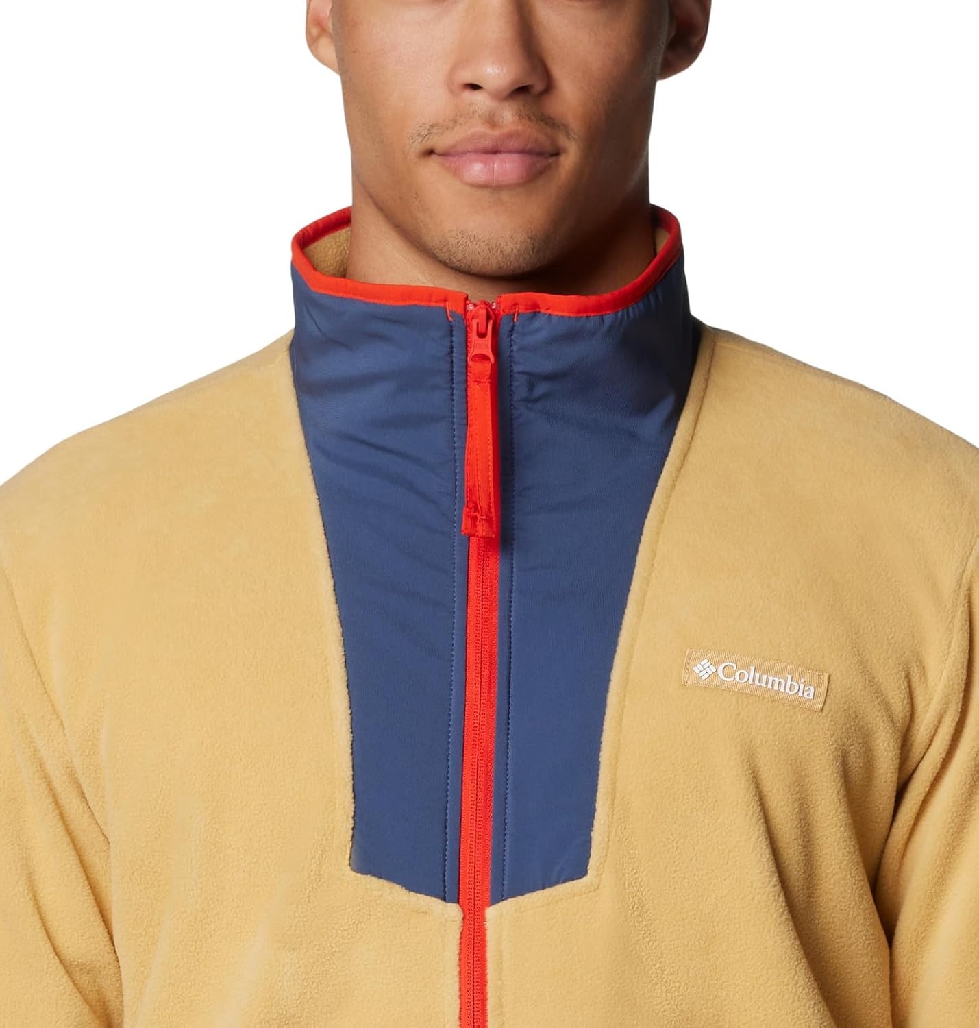 image:imageColumbia Sequoia Grove Full Zip Fleece Fleecejacke mit durchgehendem Reiverschluss fr HerrenLight CamelDark MtnColl NavySpicy