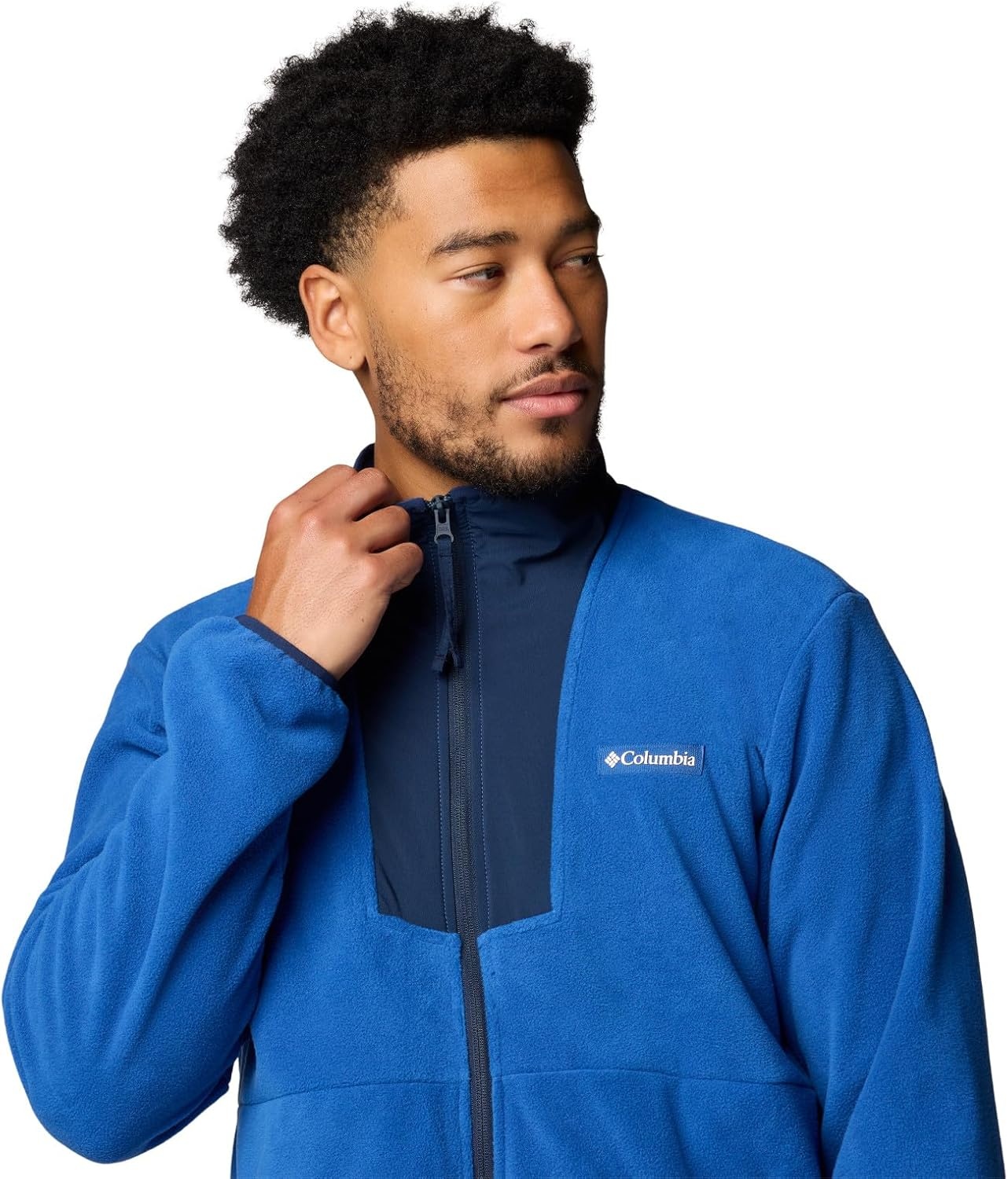 image:imageColumbia Sequoia Grove Full Zip Fleece Fleecejacke mit durchgehendem Reiverschluss fr HerrenMountain BlueCollegiate NavySpicy
