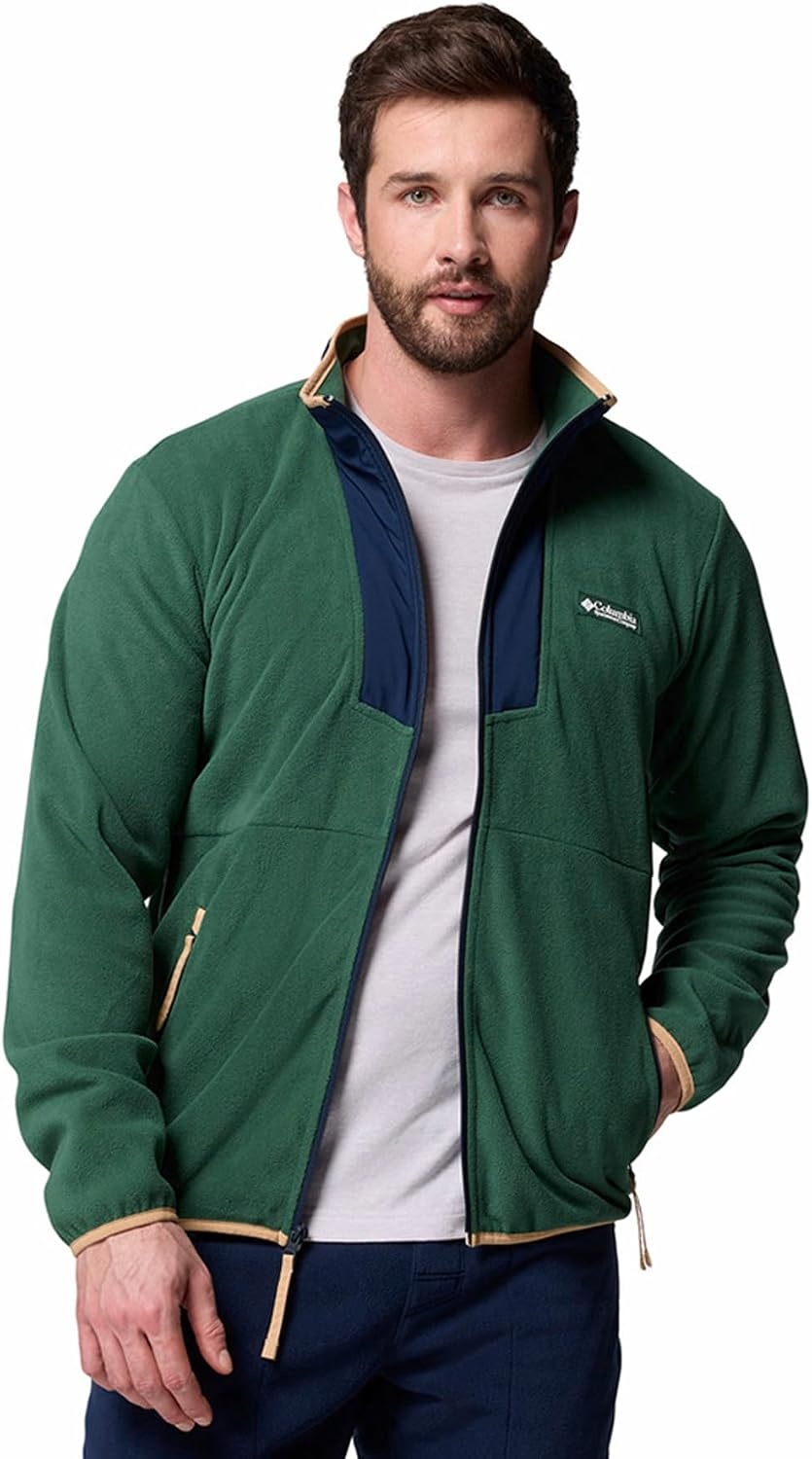 image:imageColumbia Sequoia Grove Full Zip Fleece Fleecejacke mit durchgehendem Reiverschluss fr HerrenRain Forest Collegiate Navy