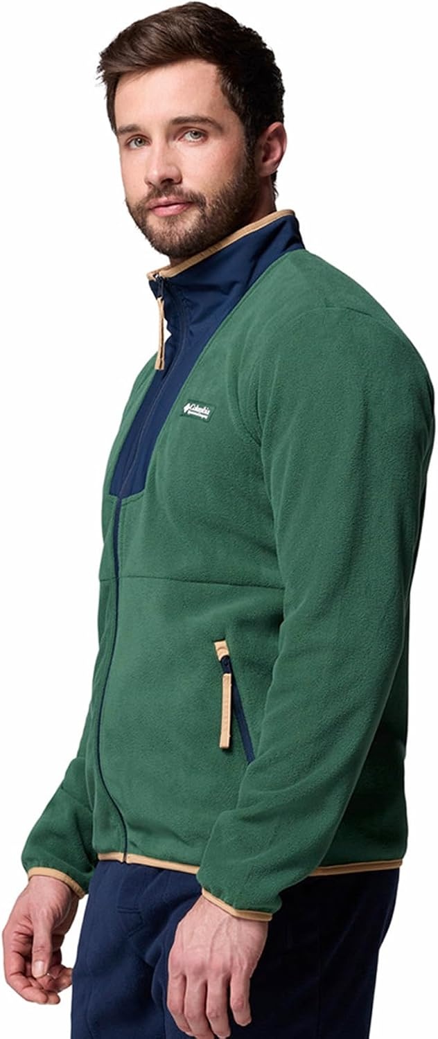 image:imageColumbia Sequoia Grove Full Zip Fleece Fleecejacke mit durchgehendem Reiverschluss fr HerrenRain Forest Collegiate Navy