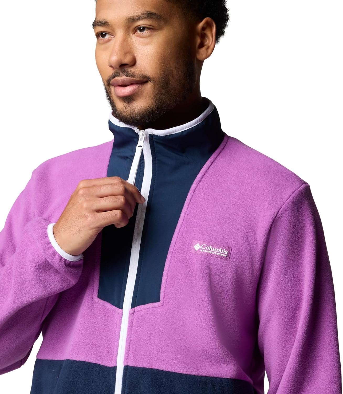 image:imageColumbia Sequoia Grove Full Zip Fleece Fleecejacke mit durchgehendem Reiverschluss fr HerrenRazzleColl Navy