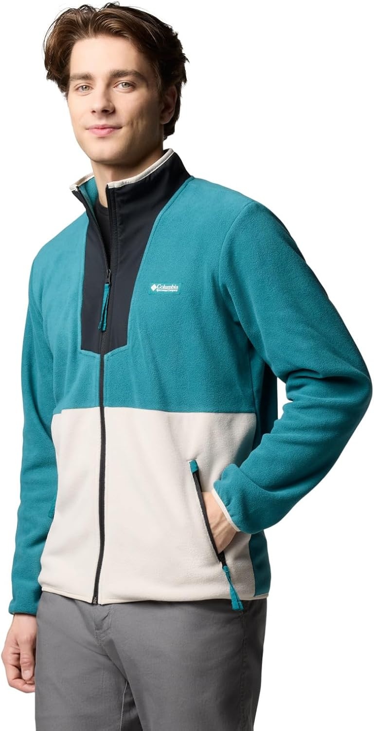 image:imageColumbia Sequoia Grove Full Zip Fleece Fleecejacke mit durchgehendem Reiverschluss fr HerrenRiver BlueDark StoneBlack