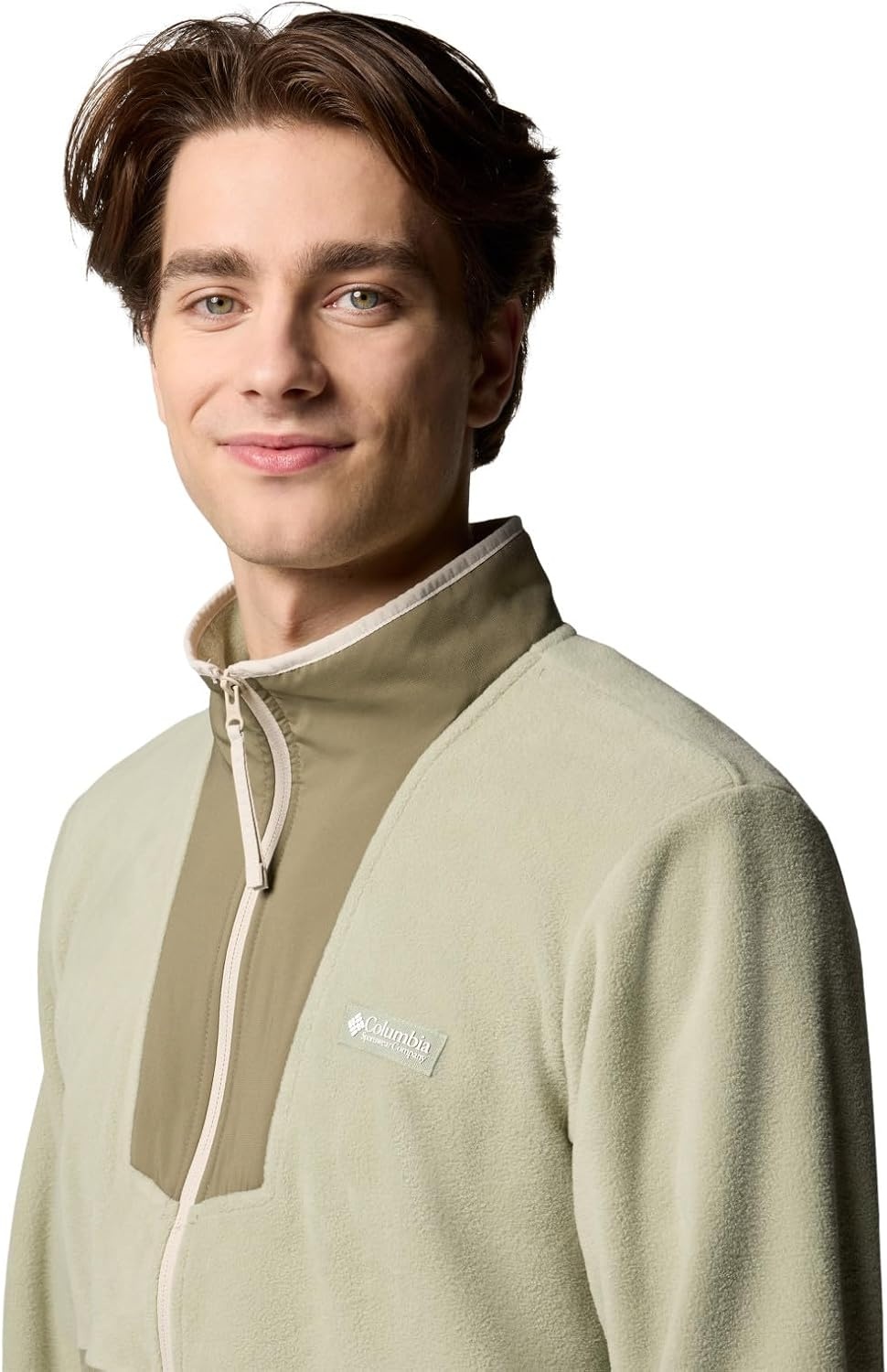 image:imageColumbia Sequoia Grove Full Zip Fleece Fleecejacke mit durchgehendem Reiverschluss fr HerrenSafariSteingrn