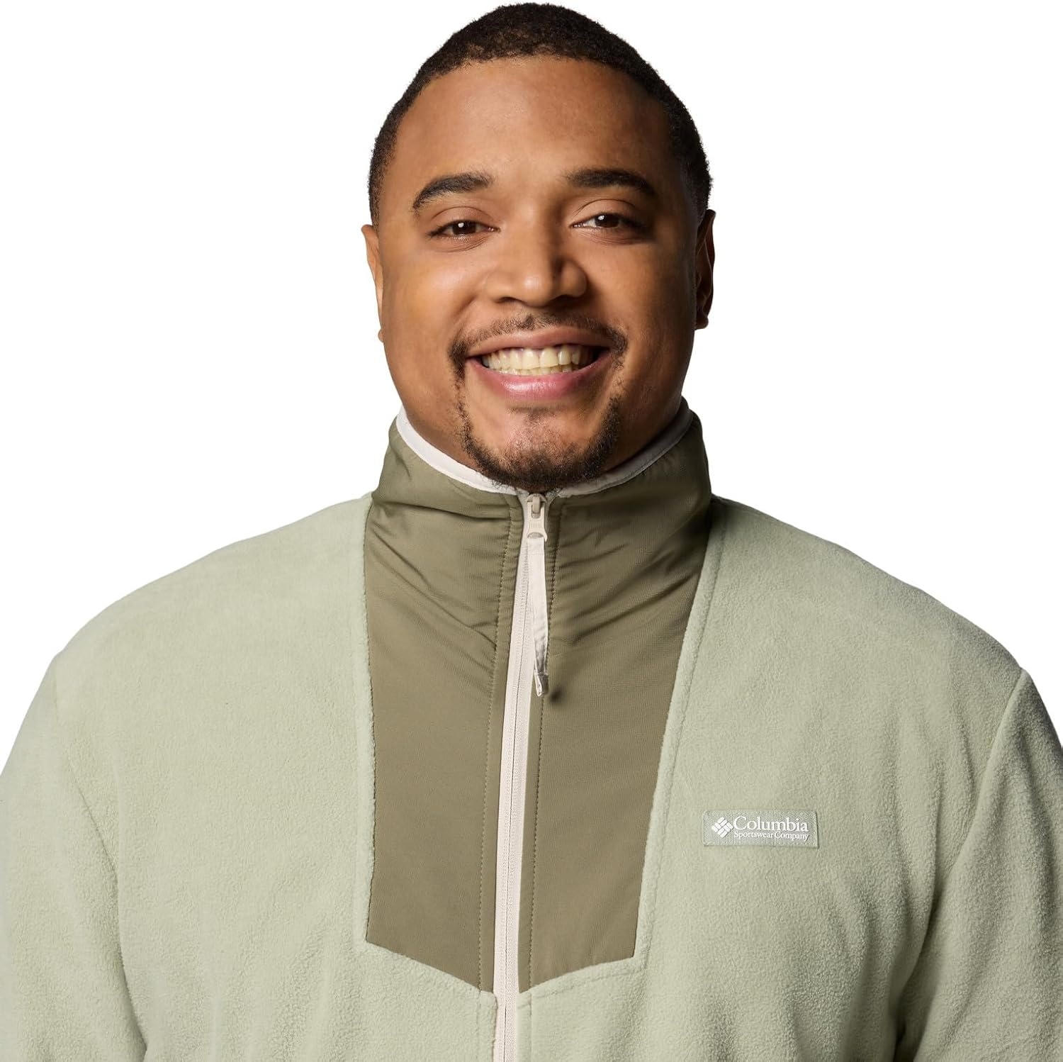 image:imageColumbia Sequoia Grove Full Zip Fleece Fleecejacke mit durchgehendem Reiverschluss fr HerrenSafariSteingrn
