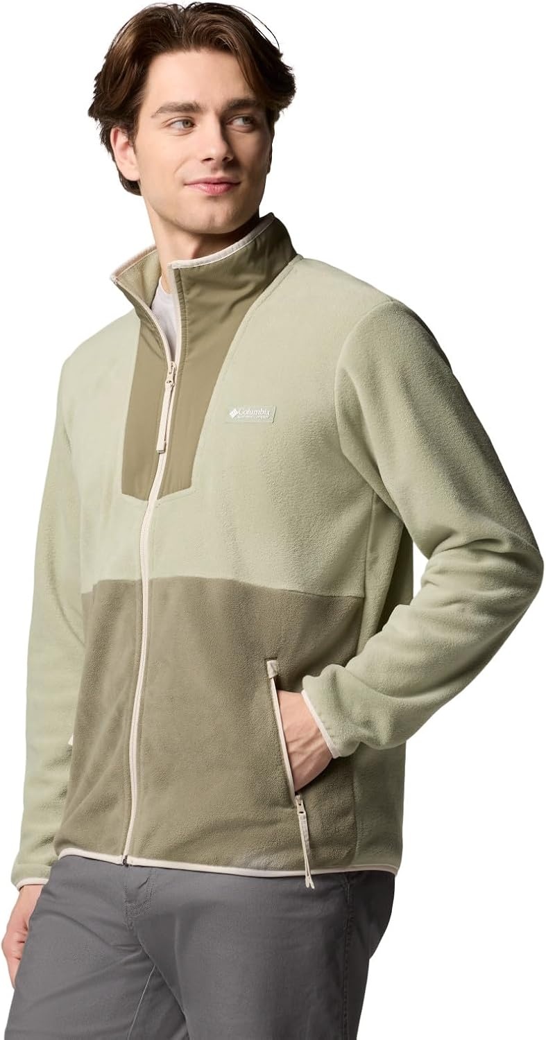 image:imageColumbia Sequoia Grove Full Zip Fleece Fleecejacke mit durchgehendem Reiverschluss fr HerrenSafariSteingrn