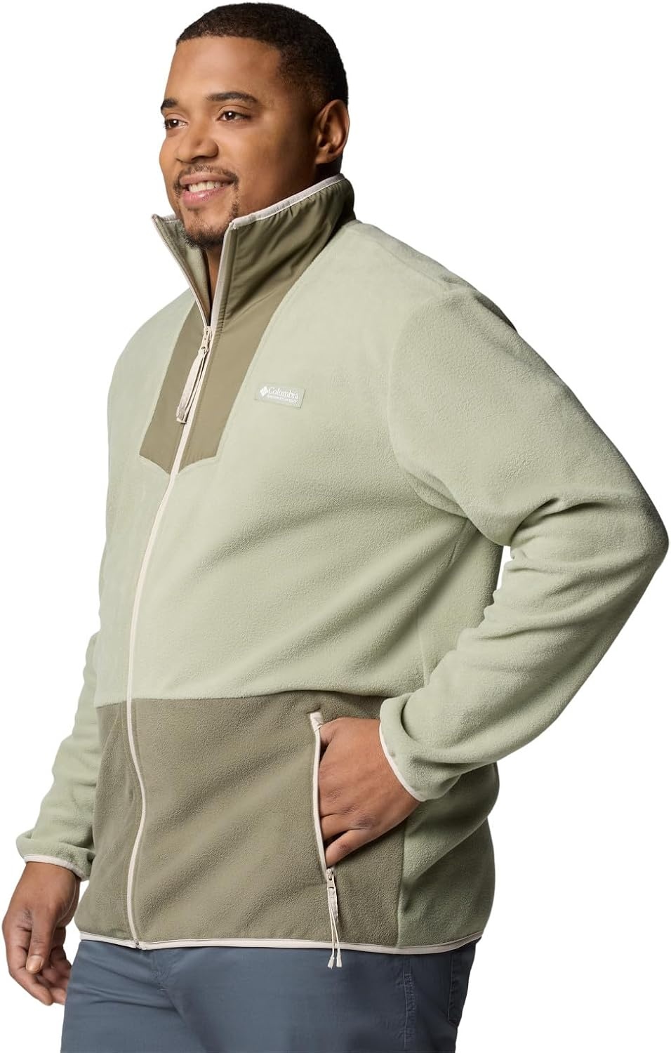 image:imageColumbia Sequoia Grove Full Zip Fleece Fleecejacke mit durchgehendem Reiverschluss fr HerrenSafariSteingrn
